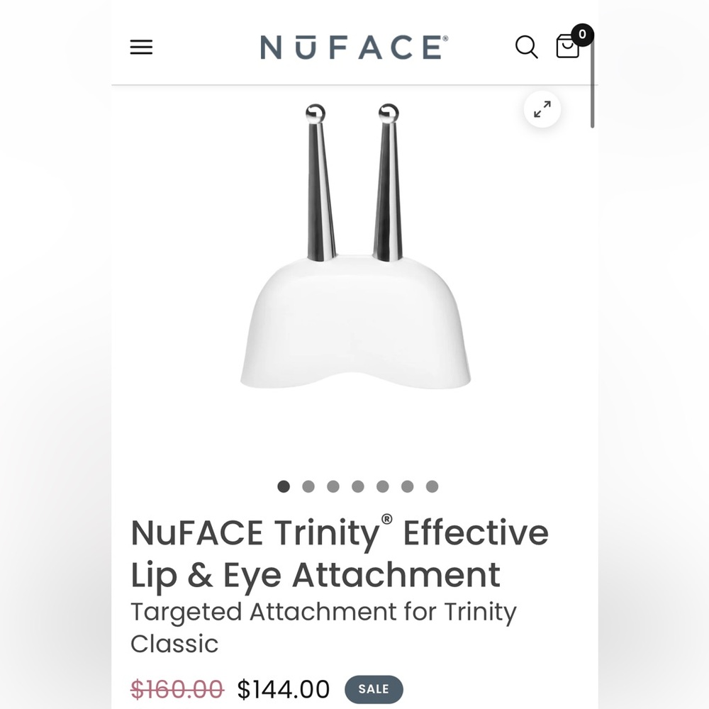 NuFace Toning Device - White with Blue Light - Picture 2 of 2